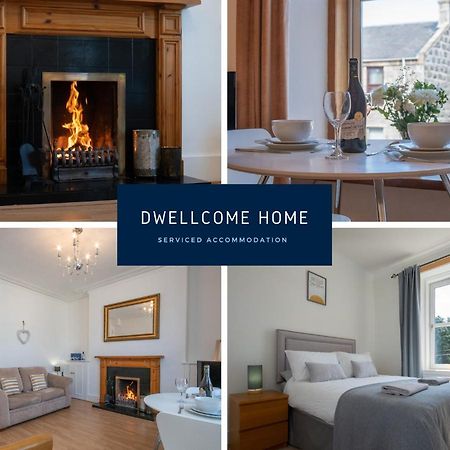 Dwellcome Home Ltd 1 Bed Apt, Half Mile To Union Street Yet Quiet, Free Parking, Fast Wifi, Ideal For Long Term Contractor, Etc Stays, Fully Equipped Kitchen, Regular Housekeeping Option - See Our Site For Assurance أبردين المظهر الخارجي الصورة